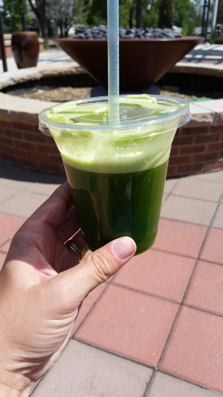 I've never craved greens so much in my life. The other day I went into the store for brownies and came out with this instead!