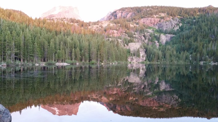 Bear Lake at 5 a.m., the starting point