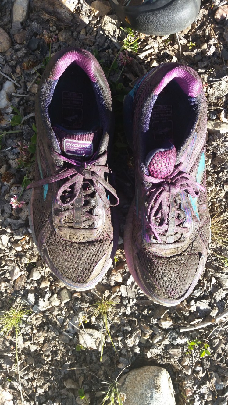 Here’s what they looked like 36 miles later. Nearly trashed.