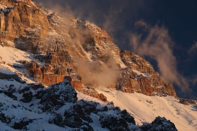 This picture was taken by Colorado Mountaineer Michael Rowe last month. 